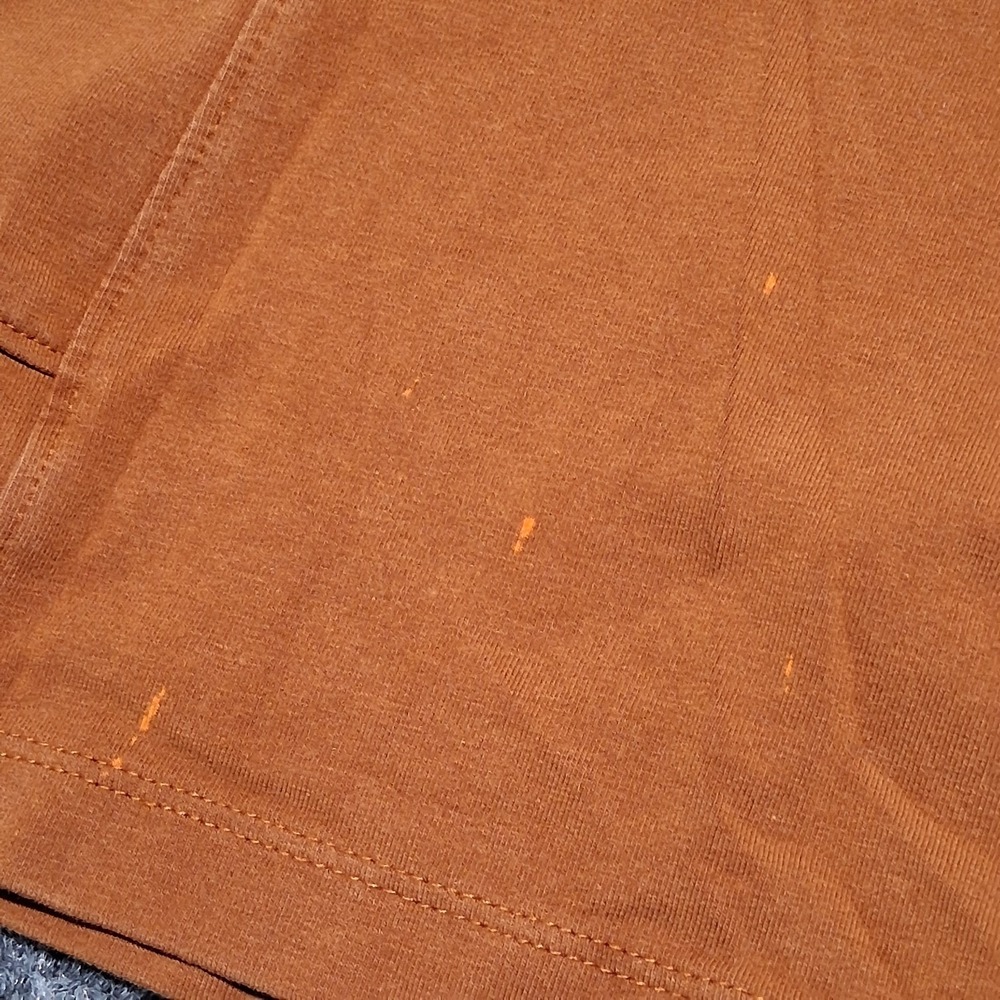 Lou & Grey Women Orange Yoga Athletic Shorts Medium - Picture 6 of 12